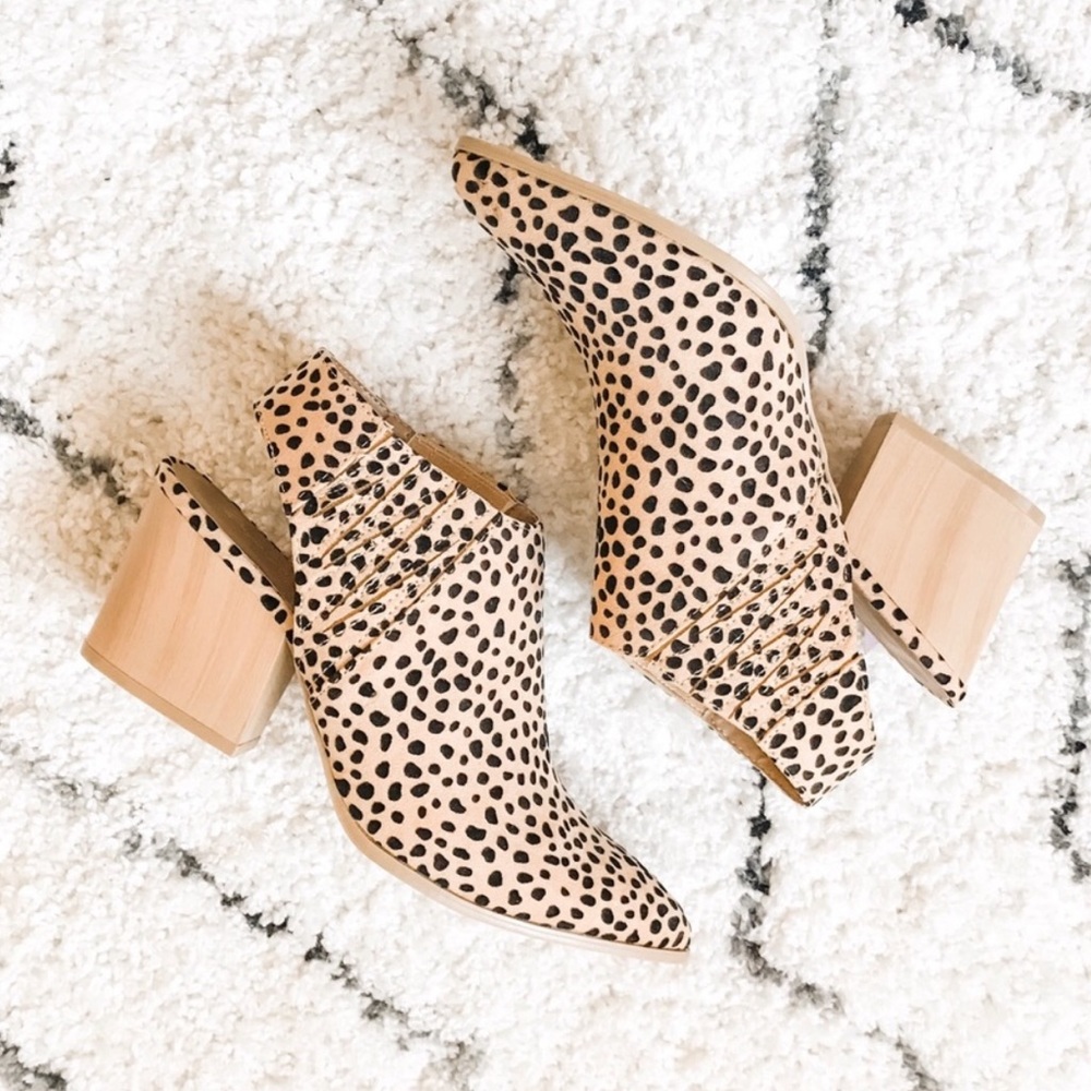 /ALYSE/ 5⭐️ Cheetah Slingback Cutout Booties - Picture 5 of 8